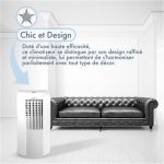 NAEBA - Climatiseur mobile ultra silencieux - Wifi - 3.5kW – Image 2