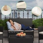 Ensemble Salon de jardin en resine tressee BIGZZIA – Image 4