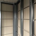 Abri de jardin en acier de 7,1 m² anthracite - TELLURIA CLASSICO 3024 – Image 9